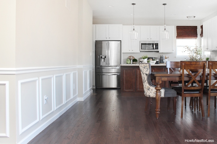 Kitchen Chair Rail - Painted Moldings How To Nest For Less : Chair rail molding selection includes classic chair rail profiles and traditional chair rails.