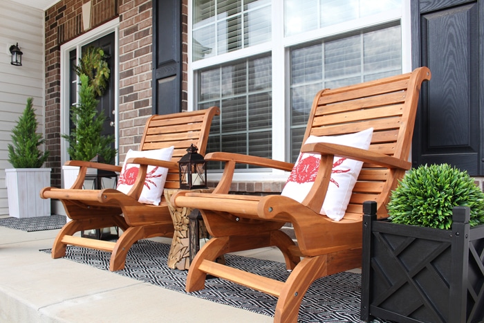 front porch makeover Adirondack Chair