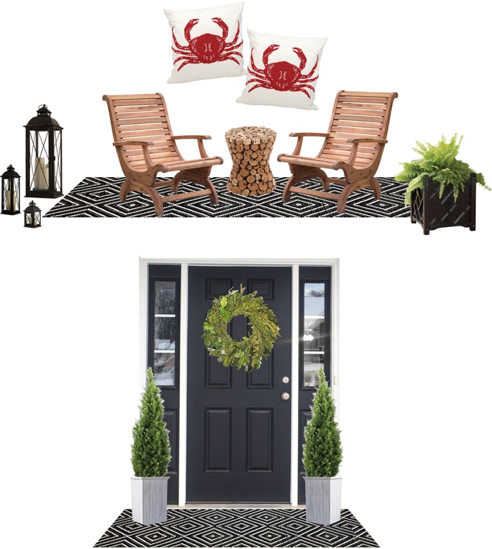 front porch mood board hayneedle