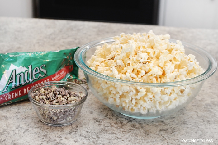 mint chocolate grasshopper popcorn recipe