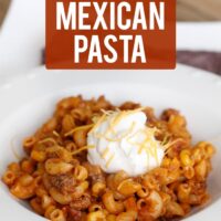 One Pot Mexican Pasta
