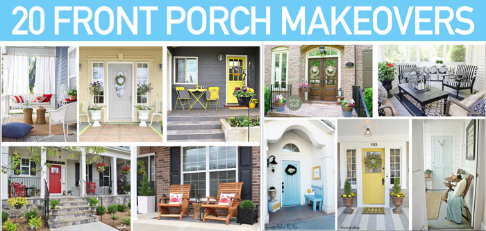 20 Front Porch Makeovers - How to Nest for Less™