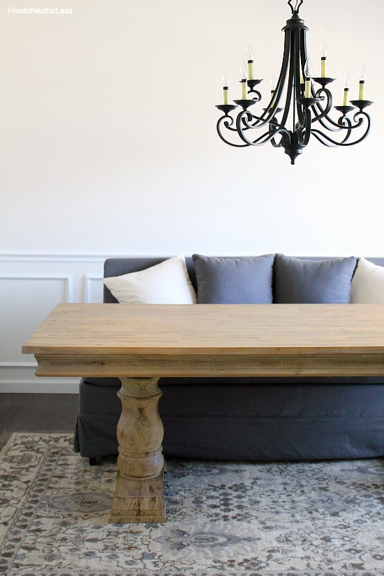 dining room trestle table