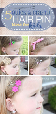 5 Quick & Crafty Hair Pin Ideas for Girls