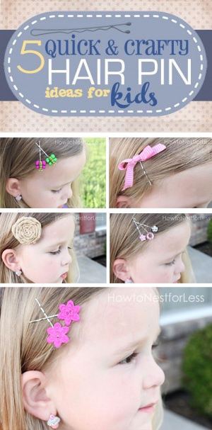 hair pin ideas for girls