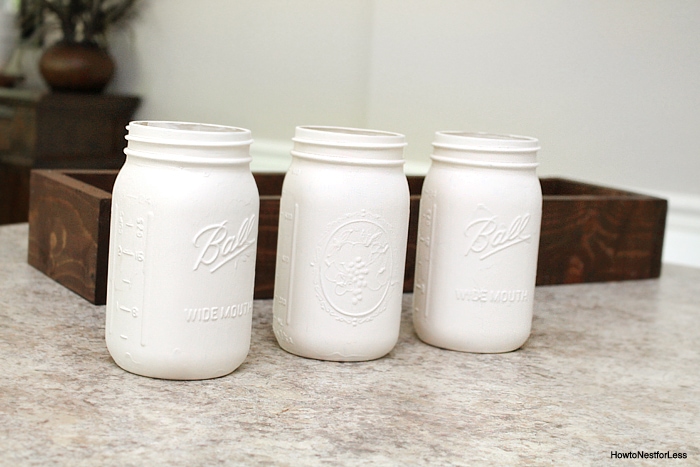 painted mason jars