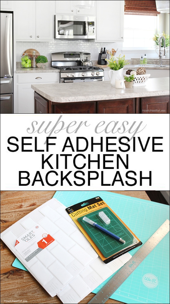 Self-Adhesive Kitchen Backsplash - How to Nest for Lessâ„¢
