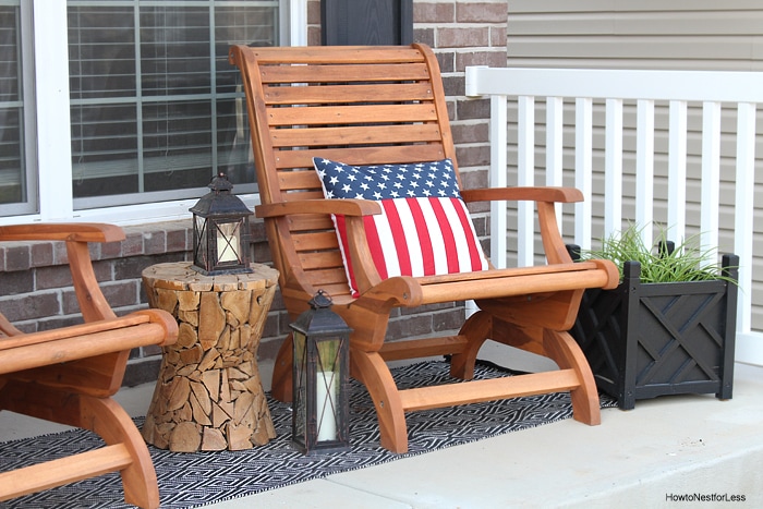 4th of july front porch makeover