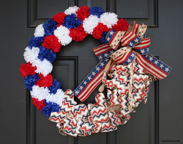 4th of july wreath