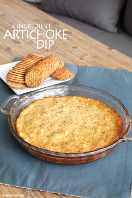 4 Ingredient Artichoke Dip