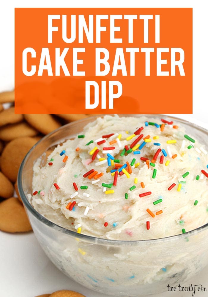 Funfetti Cake Batter Dip
