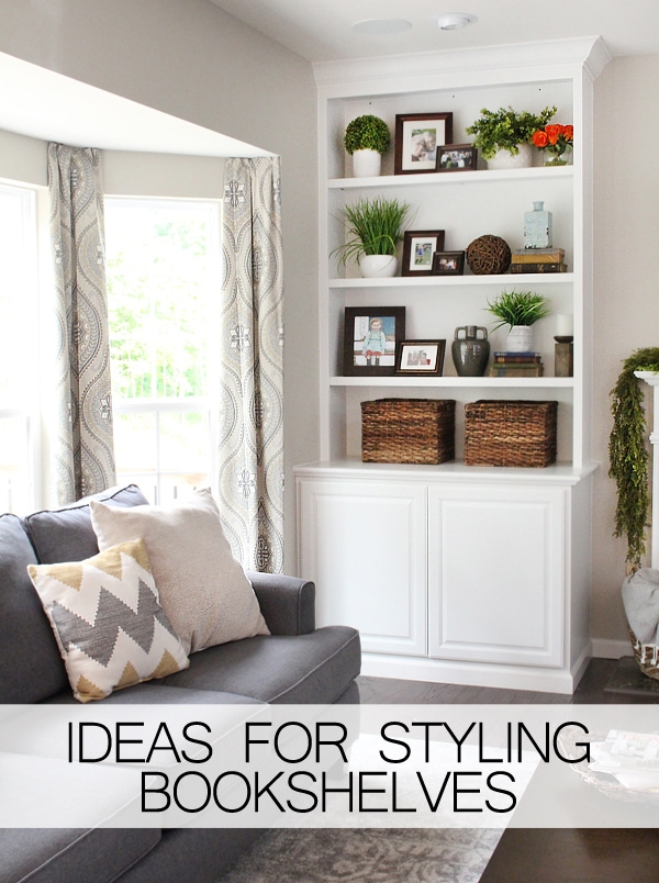 ideas for styling bookshelves