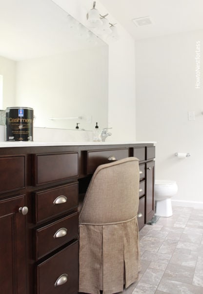 Painted Master Bedroom + Bath - How to Nest for Less™
