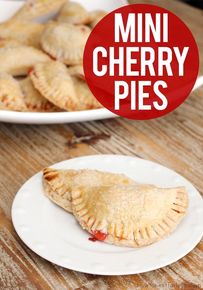 Mini Cherry Pies poster.