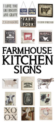 15 Farmhouse Kitchen Signs