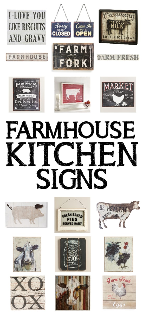 15 Farmhouse Kitchen Signs How To Nest For Less   Farmhouse Kitchen Signs 