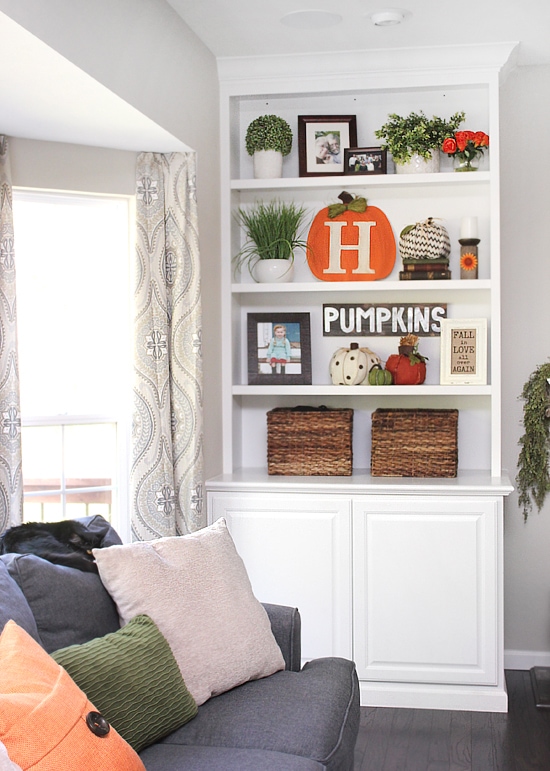 fall family room tour