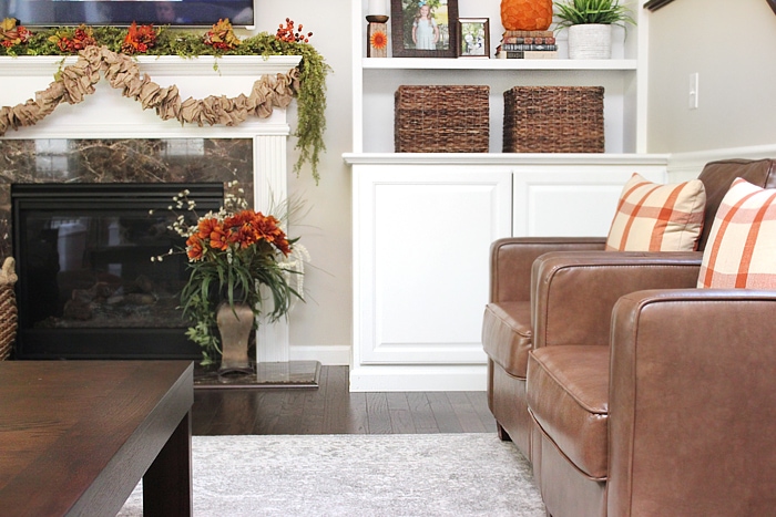 fall house tour family room