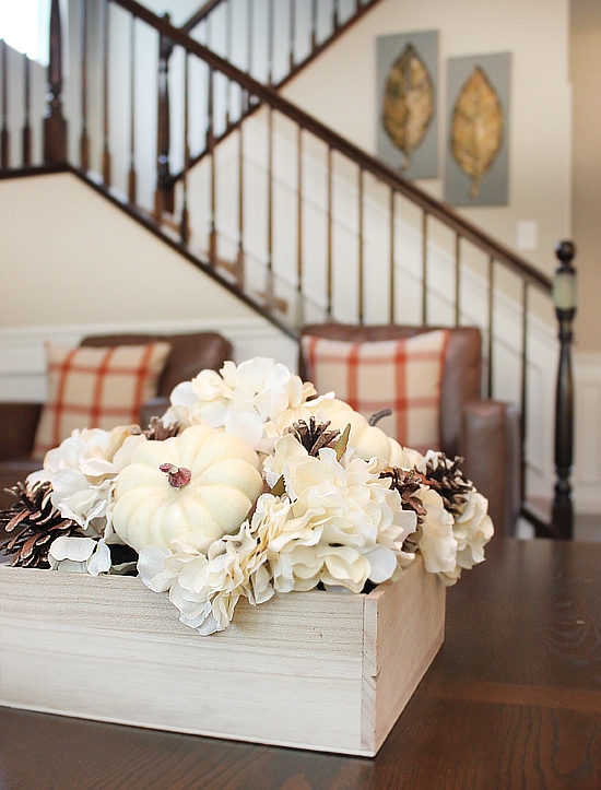 fall house tour living room