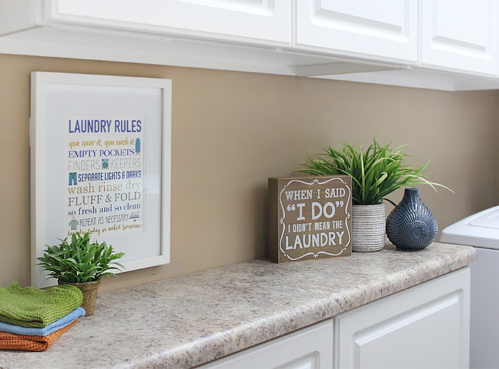 Laundry Room Makeover Small Laundry Room Made Beautiful