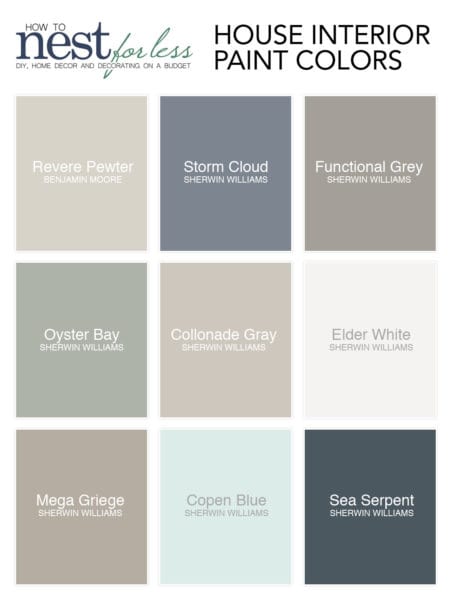 House Paint Colors - How to Nest For Less