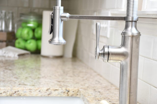 satin finish kitchen faucet