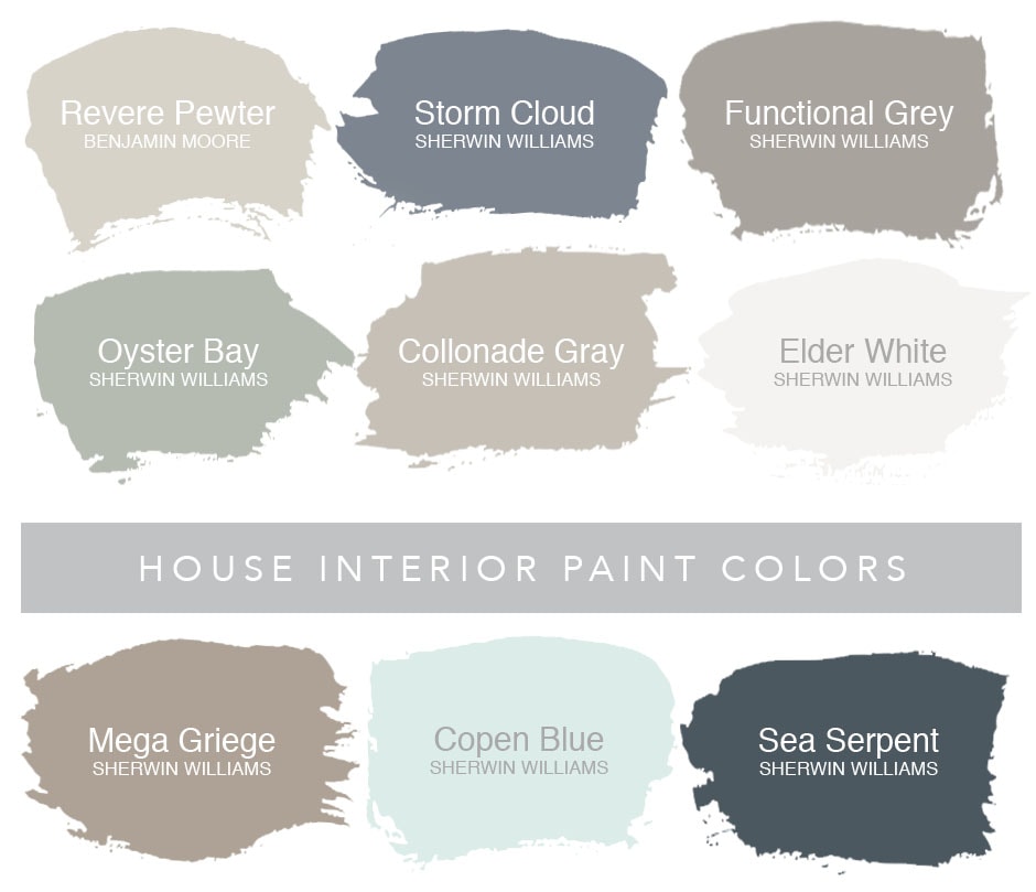 interior house paint color palette