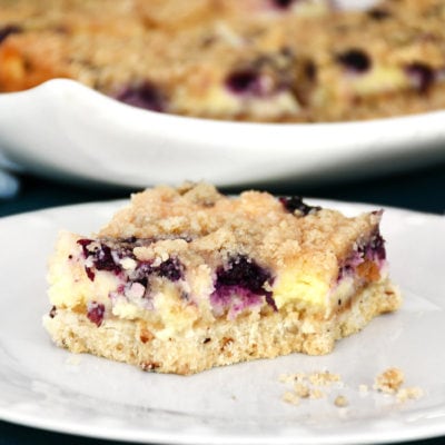 Blueberry Muffin Cheesecake Bars