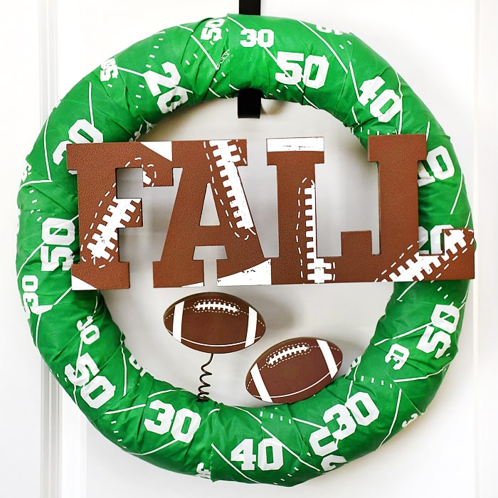 DIY NFL Wreath 