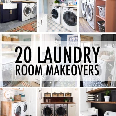 20 Laundry Room Makeovers