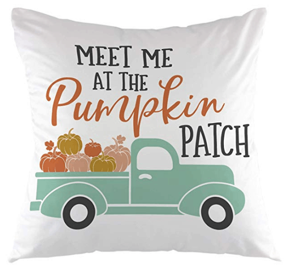 meet me at the pumpkin patch pillow cover