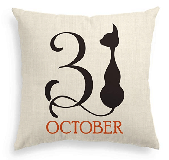 October 31 pillow cover