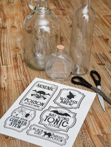 Halloween Bottle Labels - Free Printables - Potions Labels
