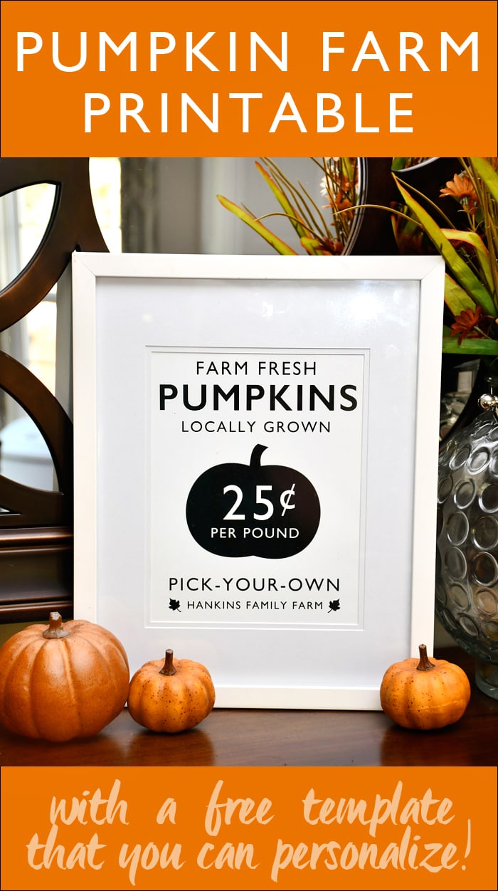 free pumpkin farm printable