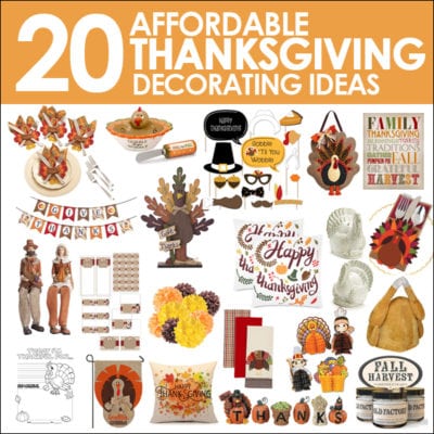 20 Affordable Thanksgiving Decorating Ideas