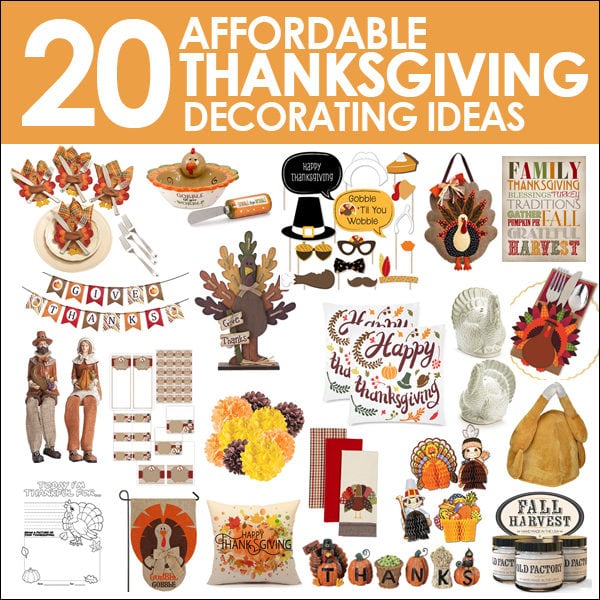 20 Affordable Thanksgiving Decorating Ideas Fall Decor