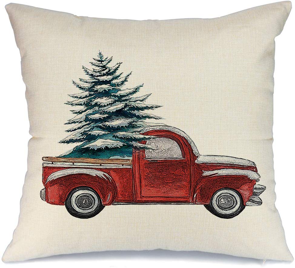 First Christmas in Our New Home Throw Pillow - Cover Only OR Cover wit –  PatternPop