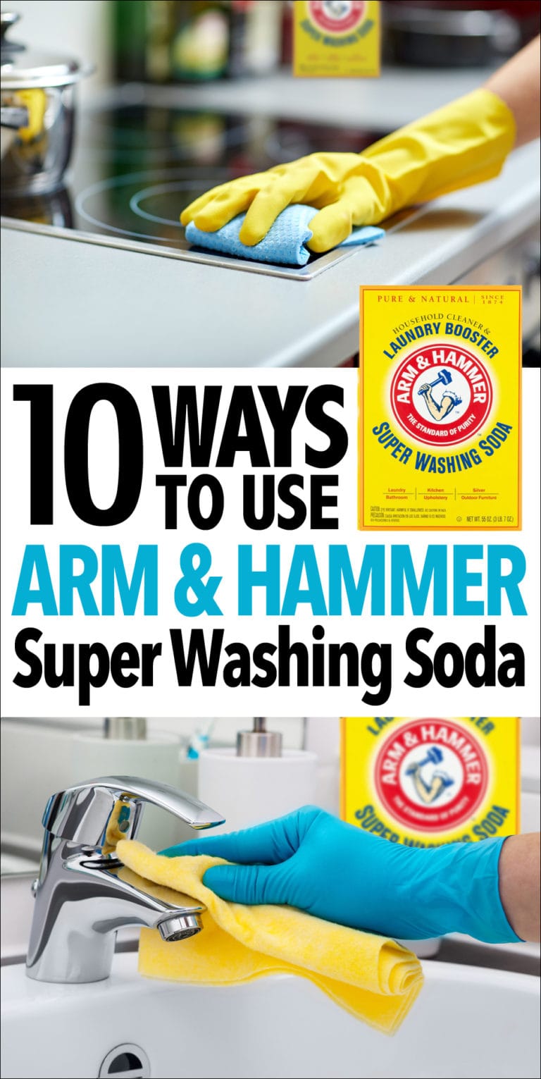 10 Cleaning Tricks and Hacks with Arm & Hammer Super Washing Soda