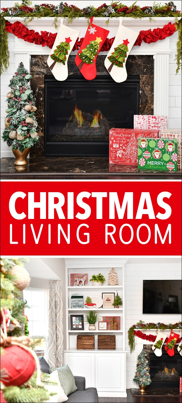 christmas living room decor