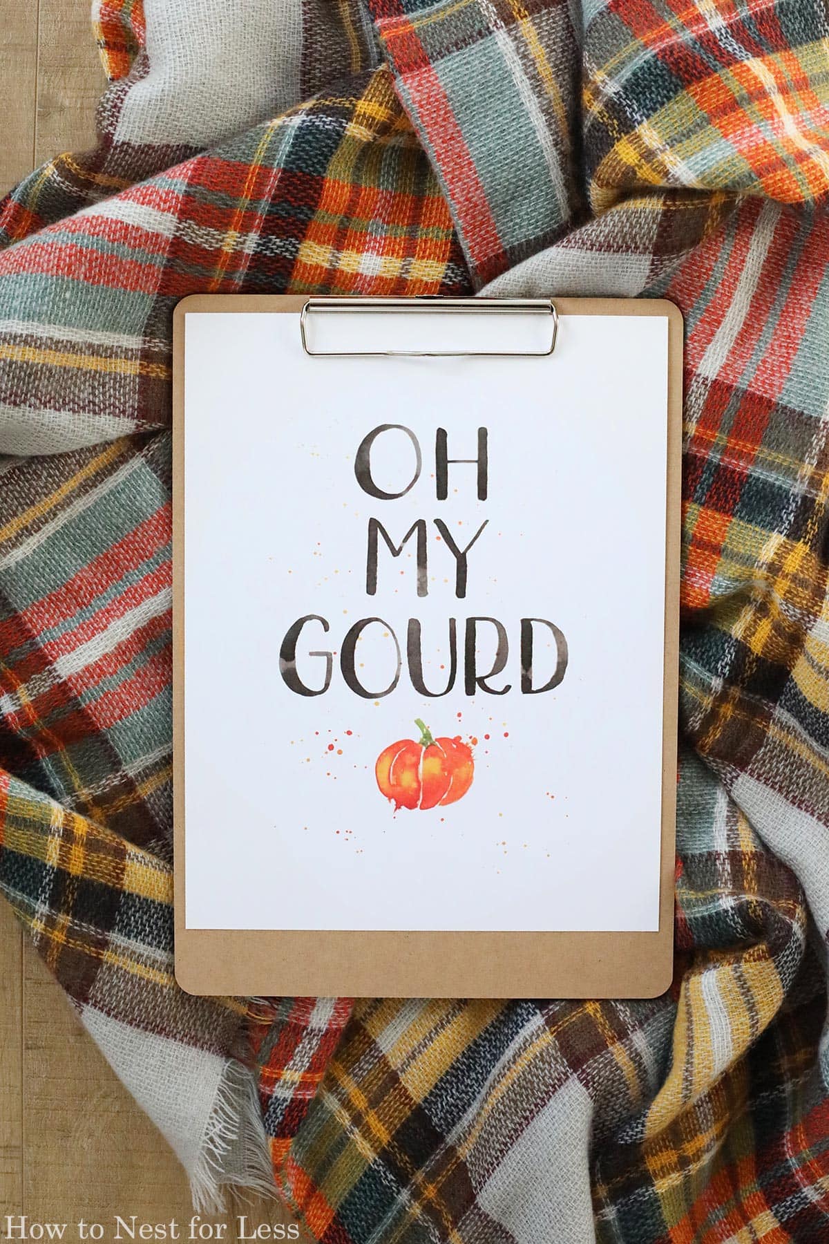 Oh My Gourd printable.