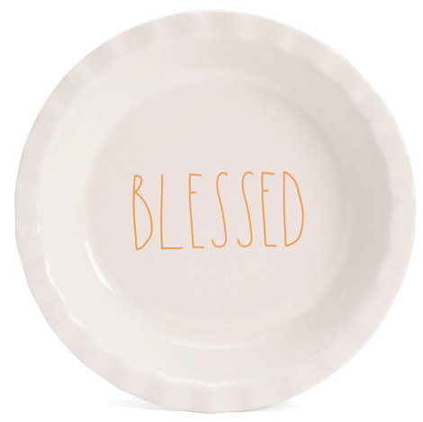 Rae Dunn blessed pie plate