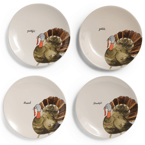 Rae Dunn turkey plates