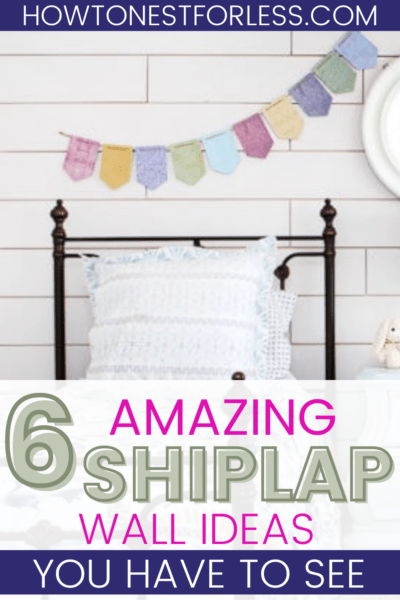 shiplap wall ideas pinterest graphic