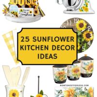 25 sunflower kitchen decor ideas