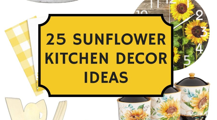 25 sunflower kitchen decor ideas