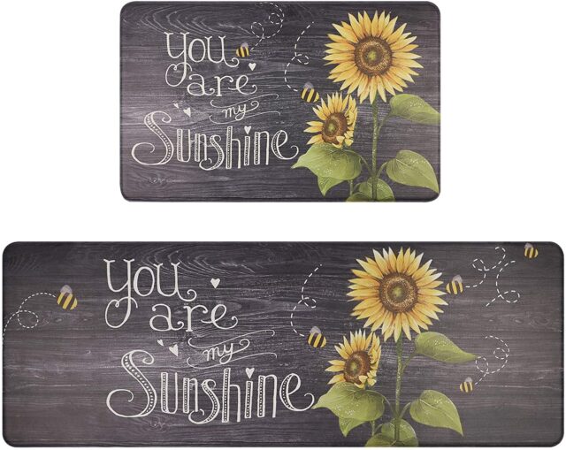 sunflower floor mats