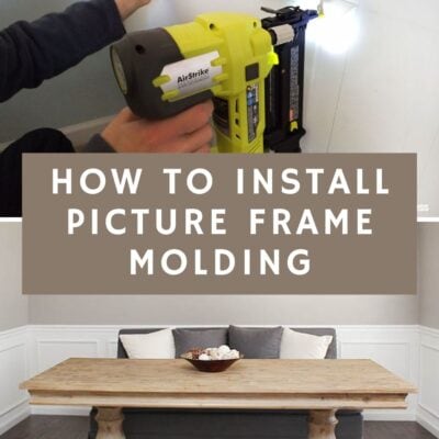 How to Install Picture Frame Molding
