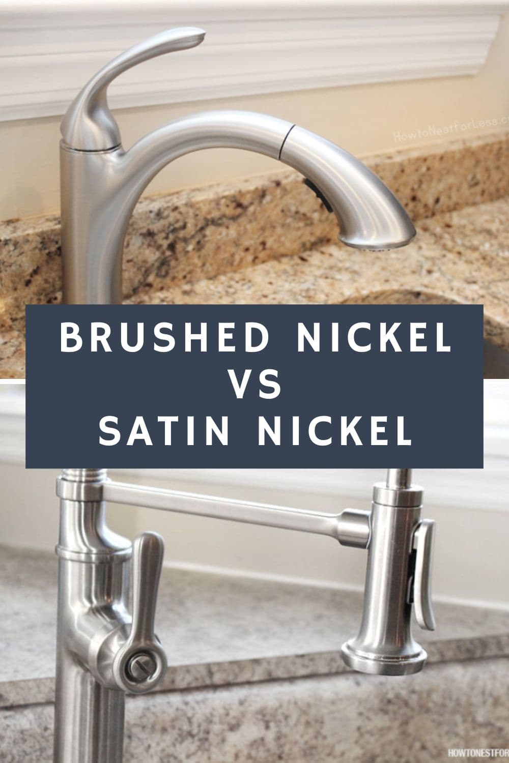 Brushed Nickel vs Satin Nickel - How to Nest for Less™