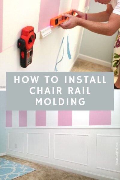 How to install chair rail molding